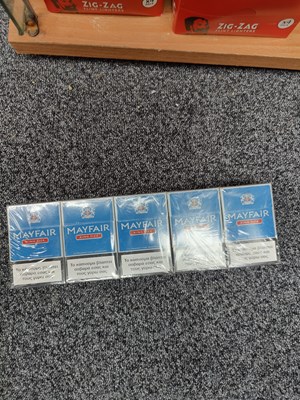 Lot 116 - 10 packs of sealed Mayfair cigarettes
