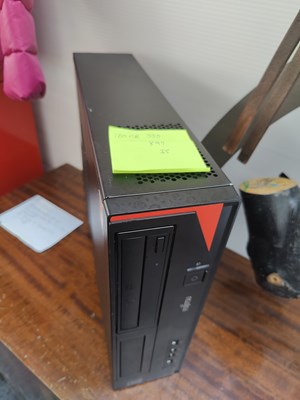 Lot 127 - Fujitsu computer base unit fully reset with windows installed 120gb