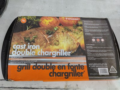 Lot 25 - Cast Iron Double Chargriller